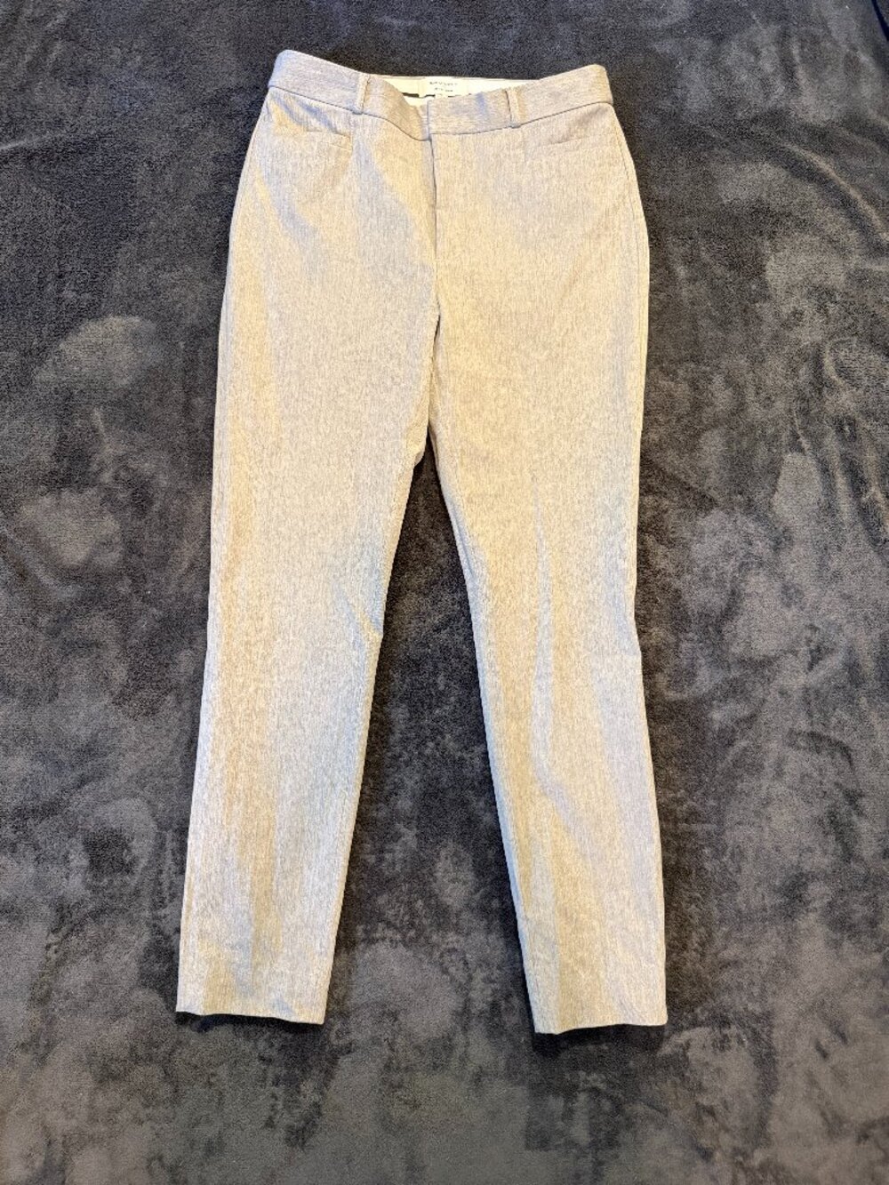 Banana Republic High Rise Sloan Trousers Grey Heather Ankle Pants 4